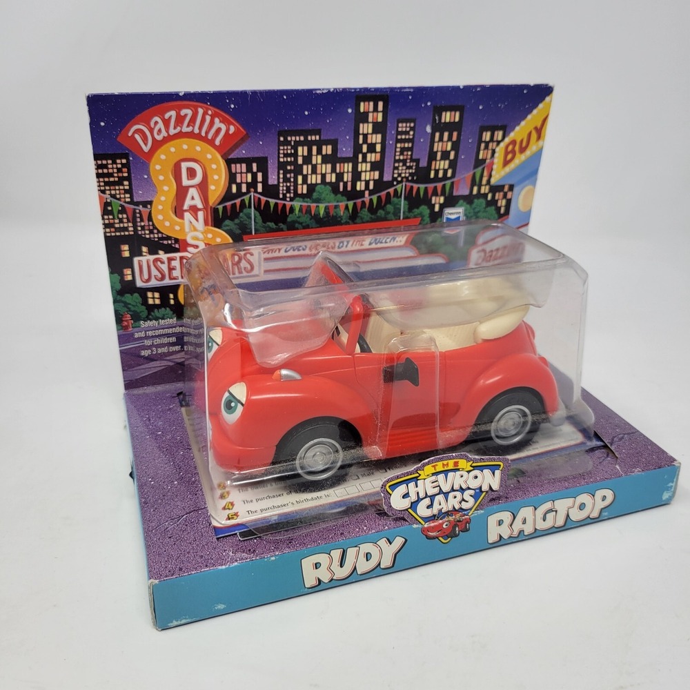 1999 THE CHEVRON‎ CARS Collectible Rudy Ragtop Unopened New in Box, Vintage